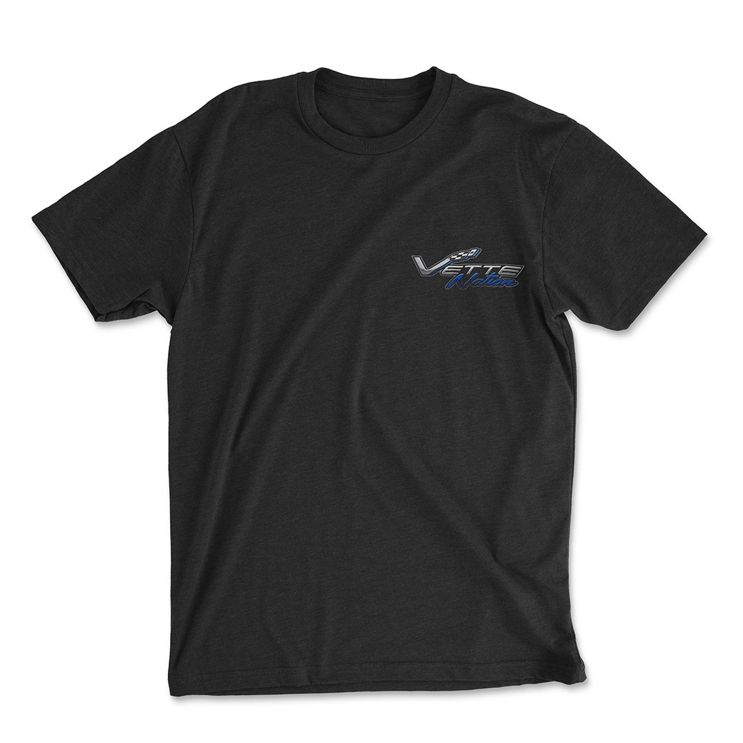 Vette Nation Logo Shirt Blue