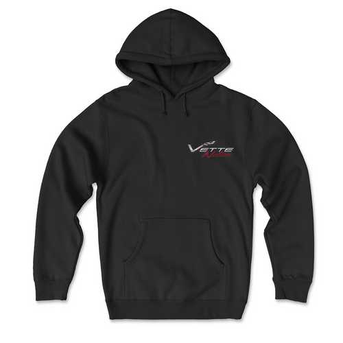 Vette Nation Heavyweight Hoodie Red